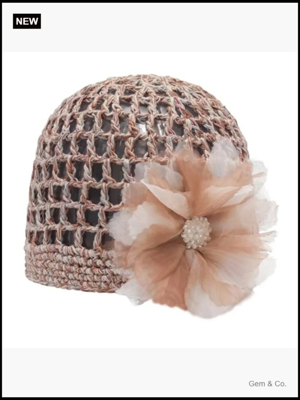 Women's Crochet Beanie Hat Summer Handmade Knit Lightweight Skull Cap with